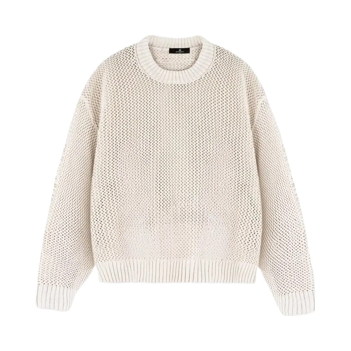 Represent Open Gauge Knit Sweater Off White