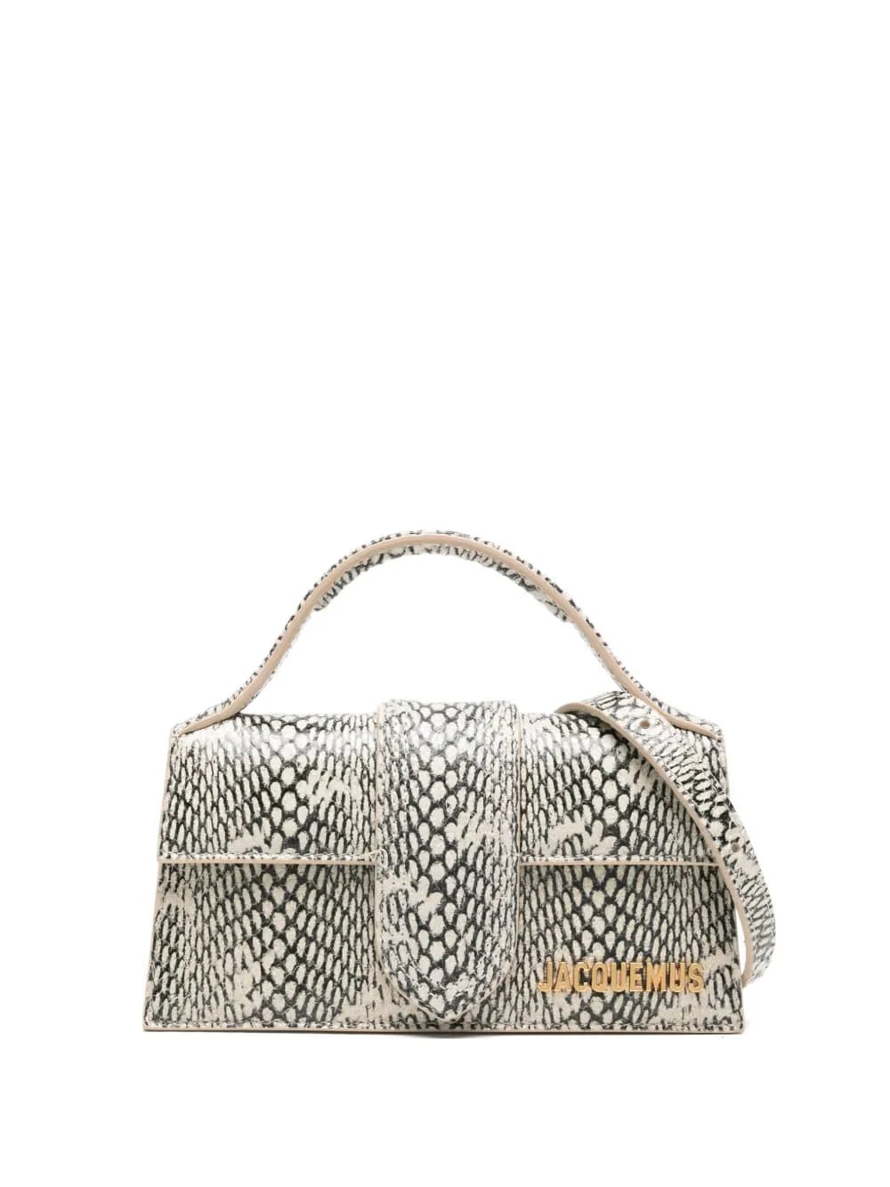 Le Bambino snake-print tote bag