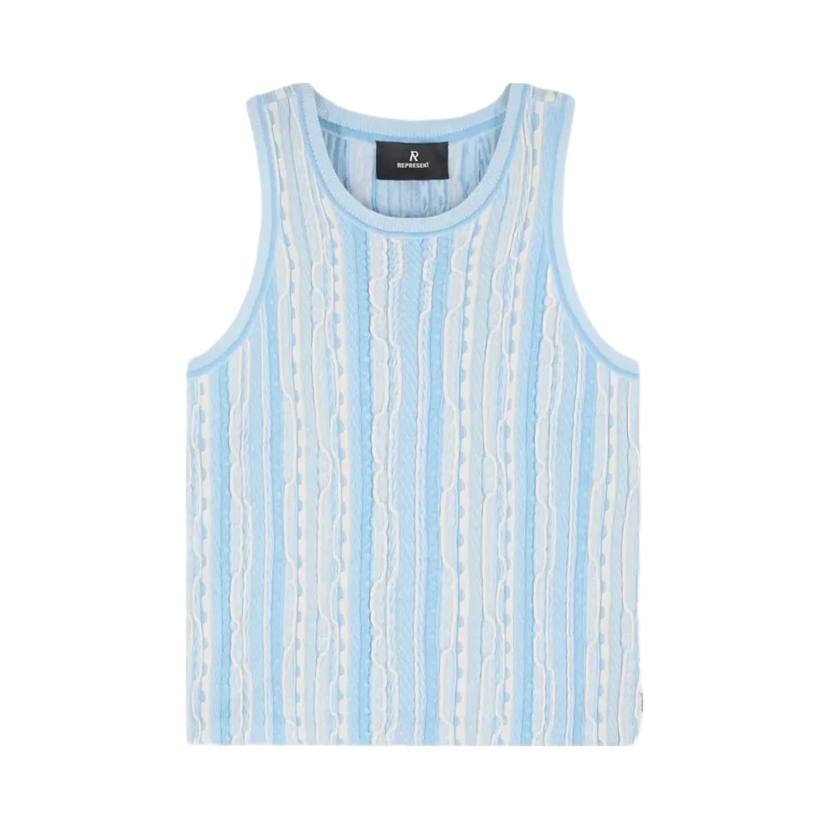 Represent Mixed Knit Vest Royal Blue