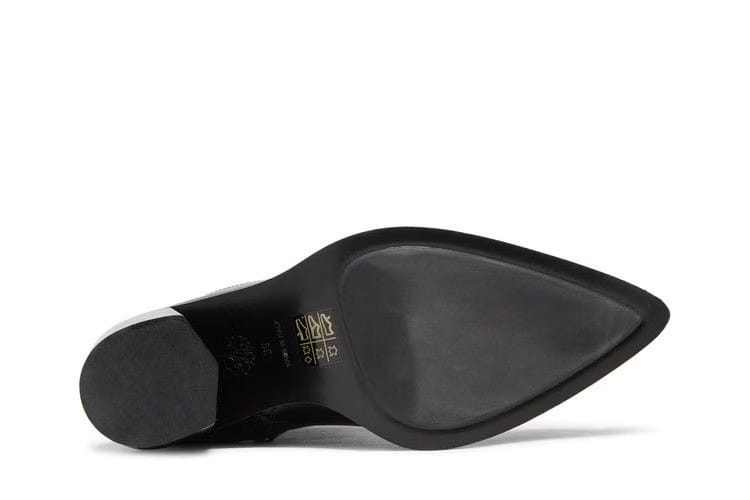 Alexander McQueen Wmns Punk Boot 'Black Silver' 2022