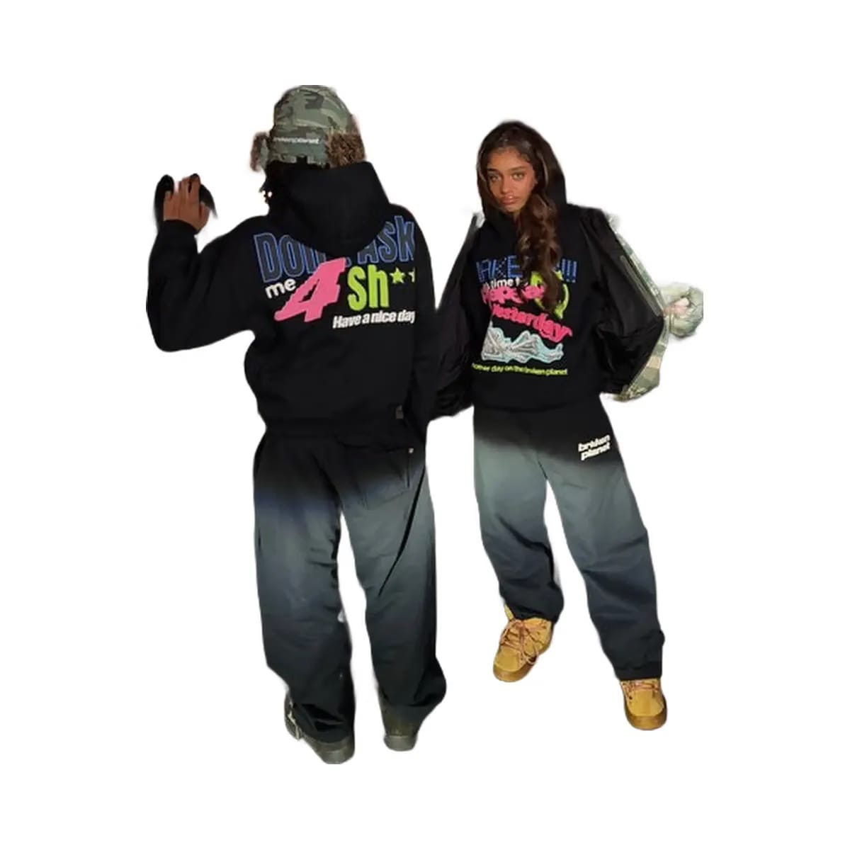 Broken Planet Straight Leg Sweatpants