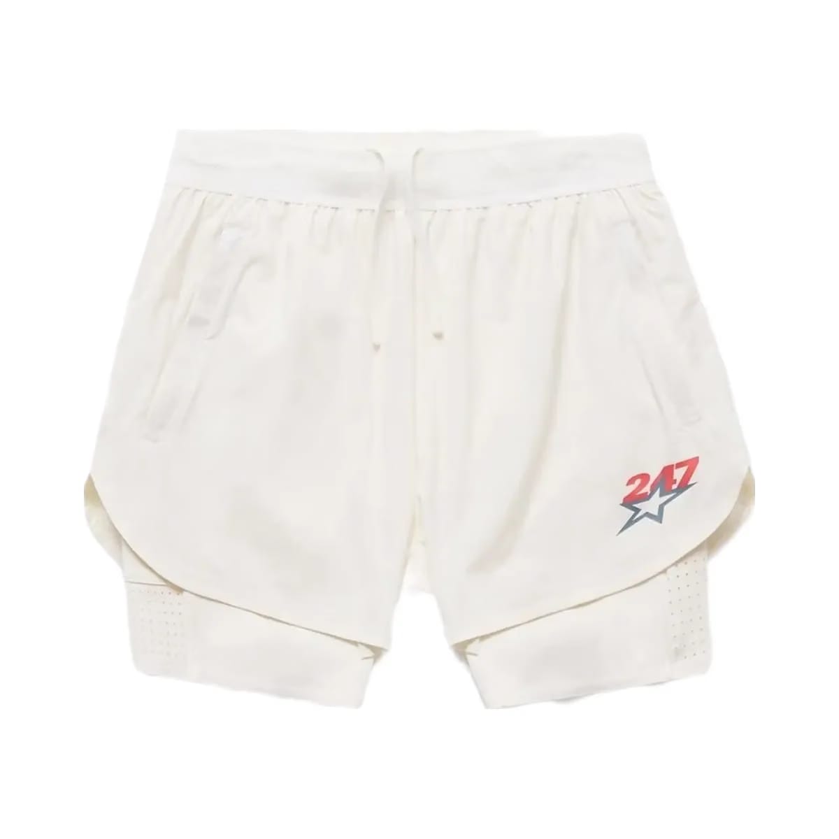 Represent 247 Hybrid 2 In 1 Short Flat White