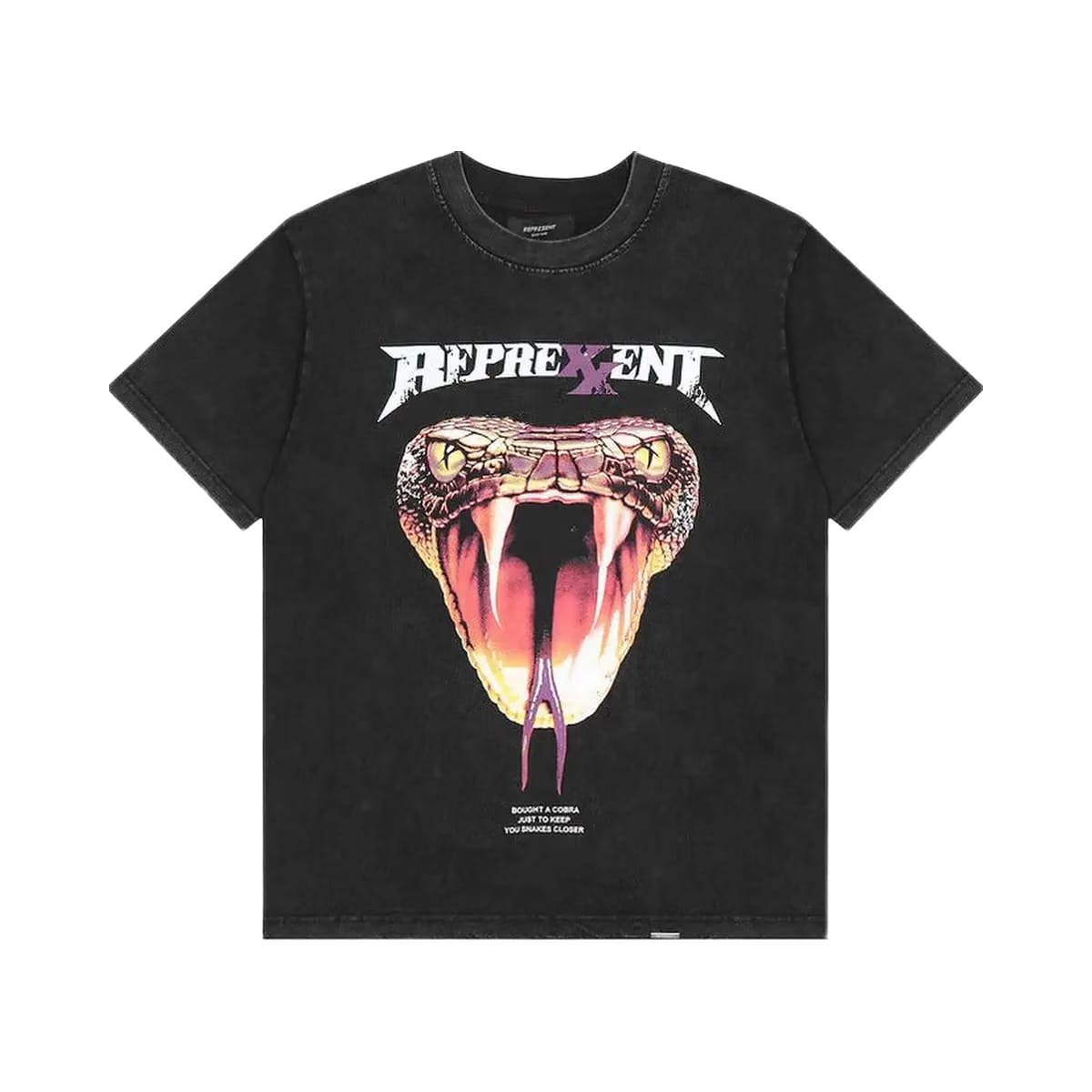 Represent Cobra T-Shirt Black/Purple