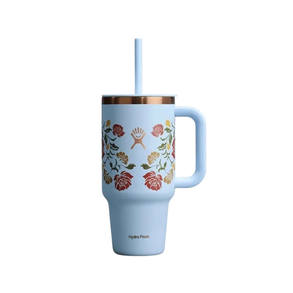 Hydro Flask 32 oz Travel Western Light Blue