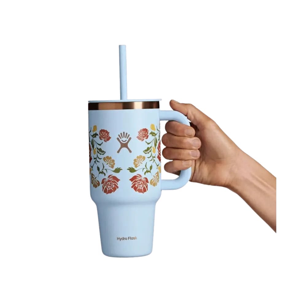 Hydro Flask 32 oz Travel Western Light Blue