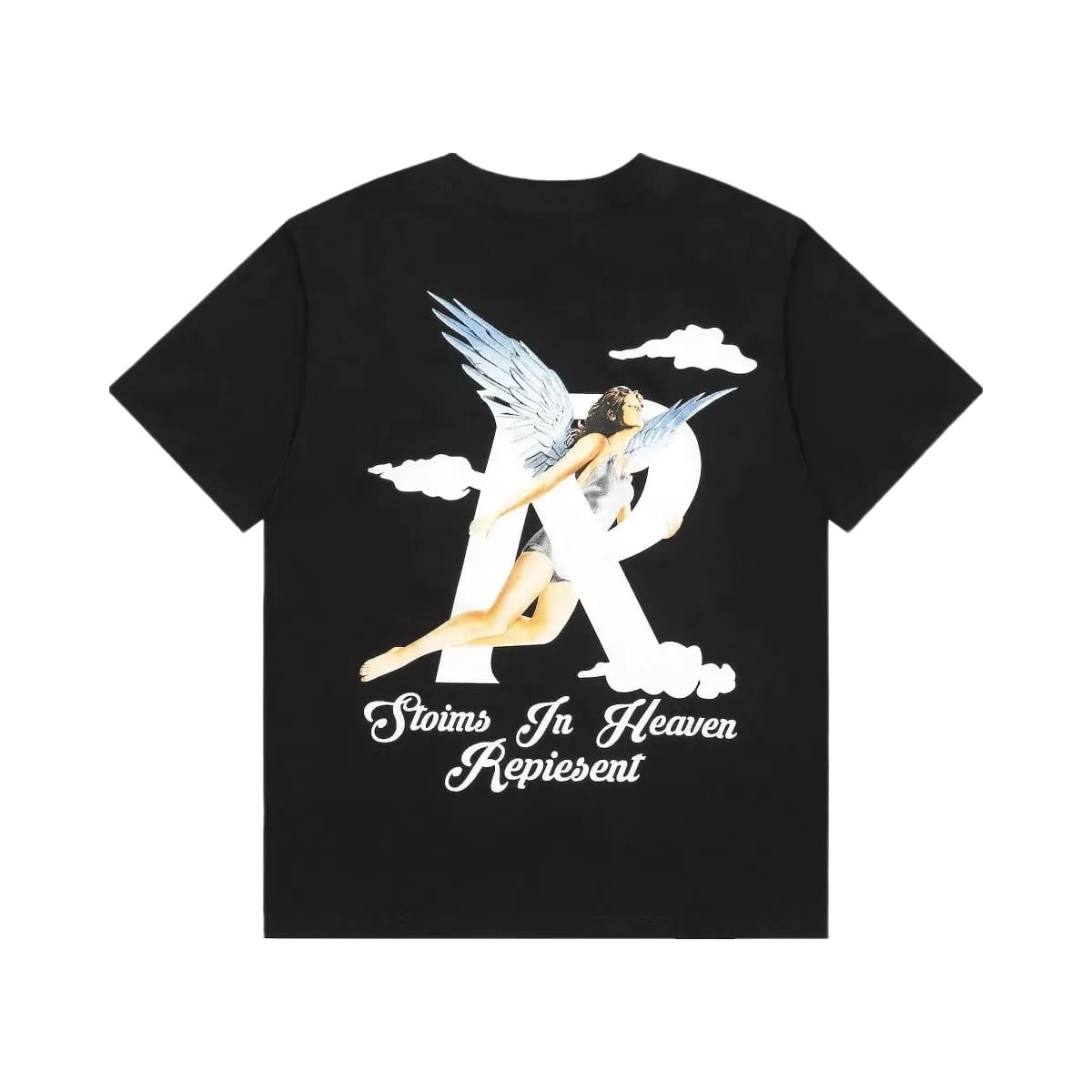 Represent Storms In Heaven T-Shirt Black/White