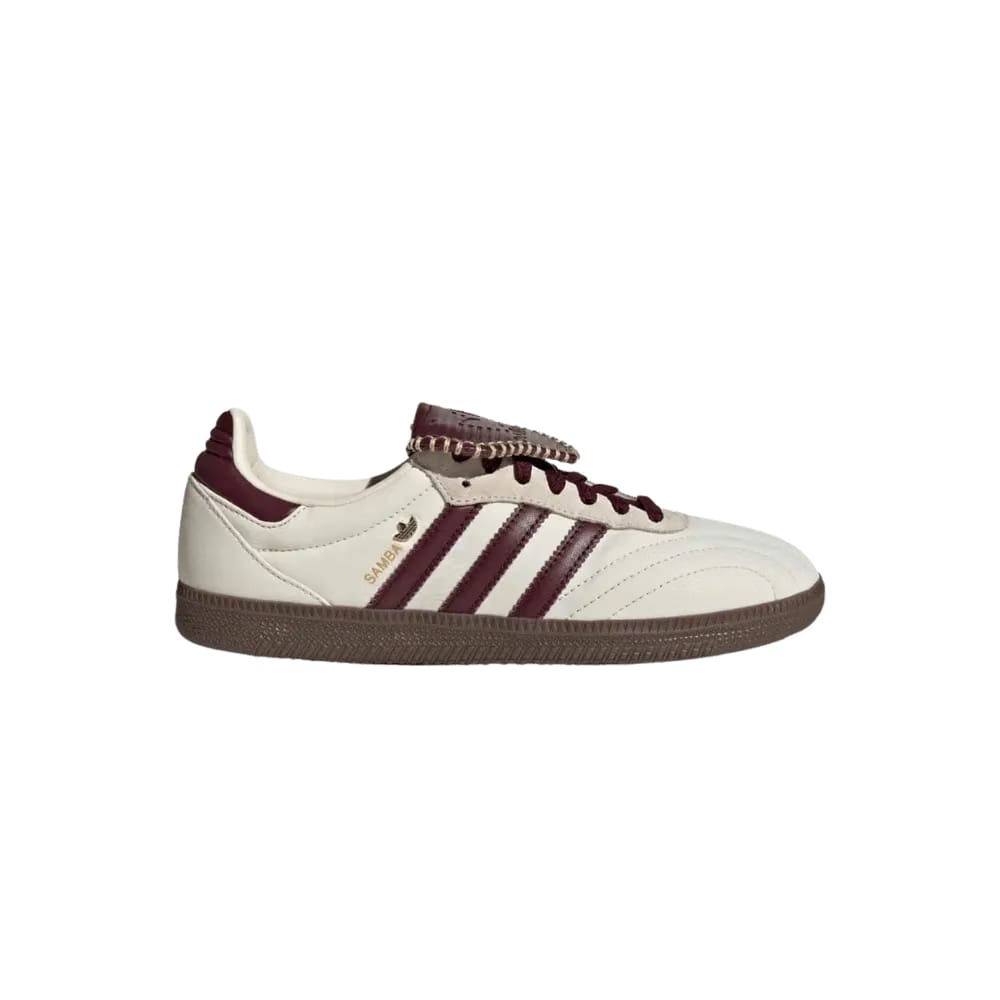 Adidas Samba Lt Cream White Maroon Womens