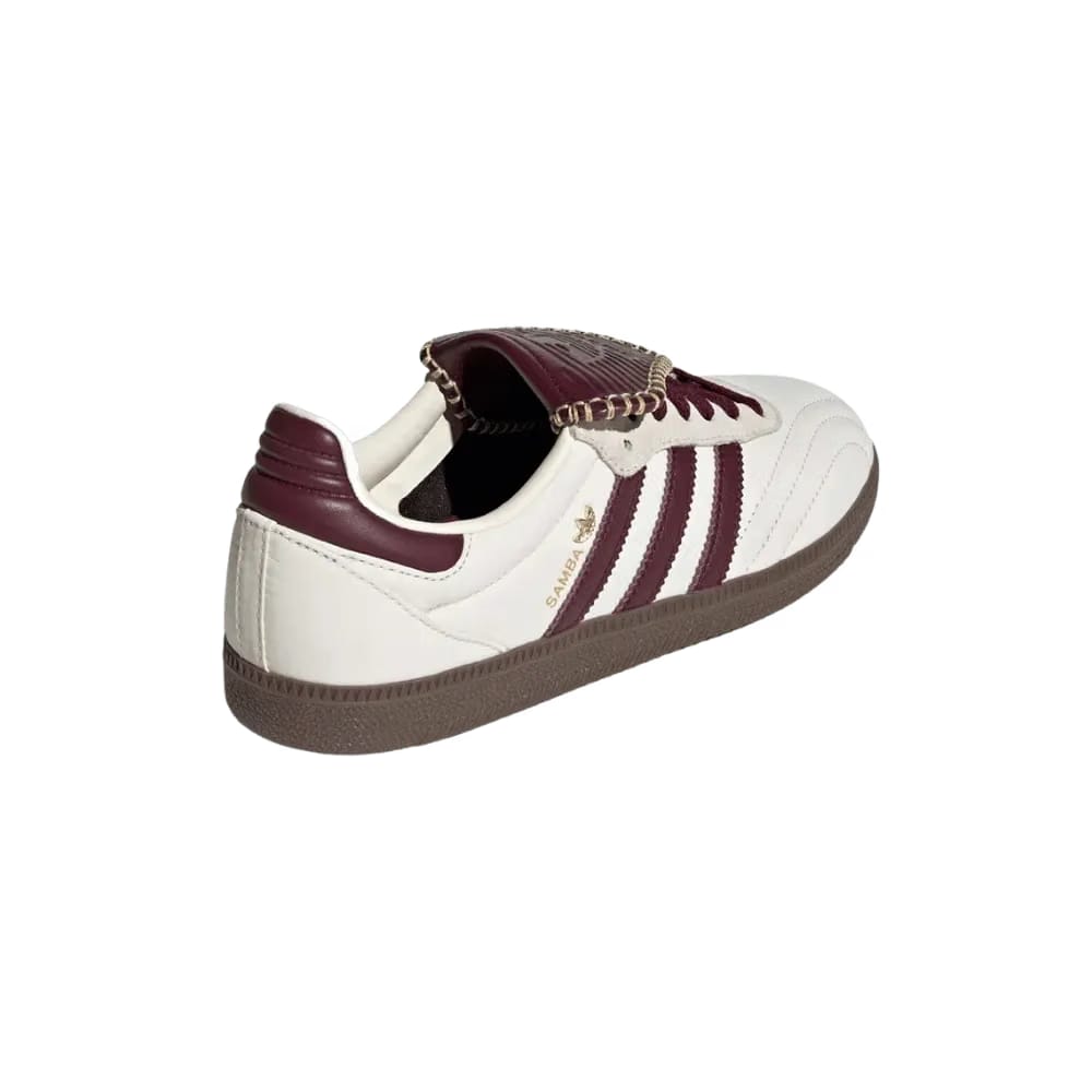 Adidas Samba Lt Cream White Maroon Womens