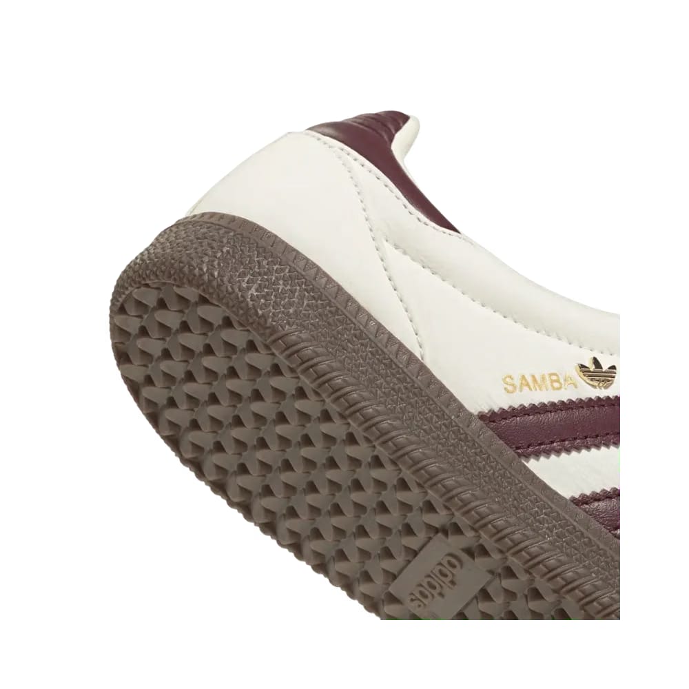 Adidas Samba Lt Cream White Maroon Womens
