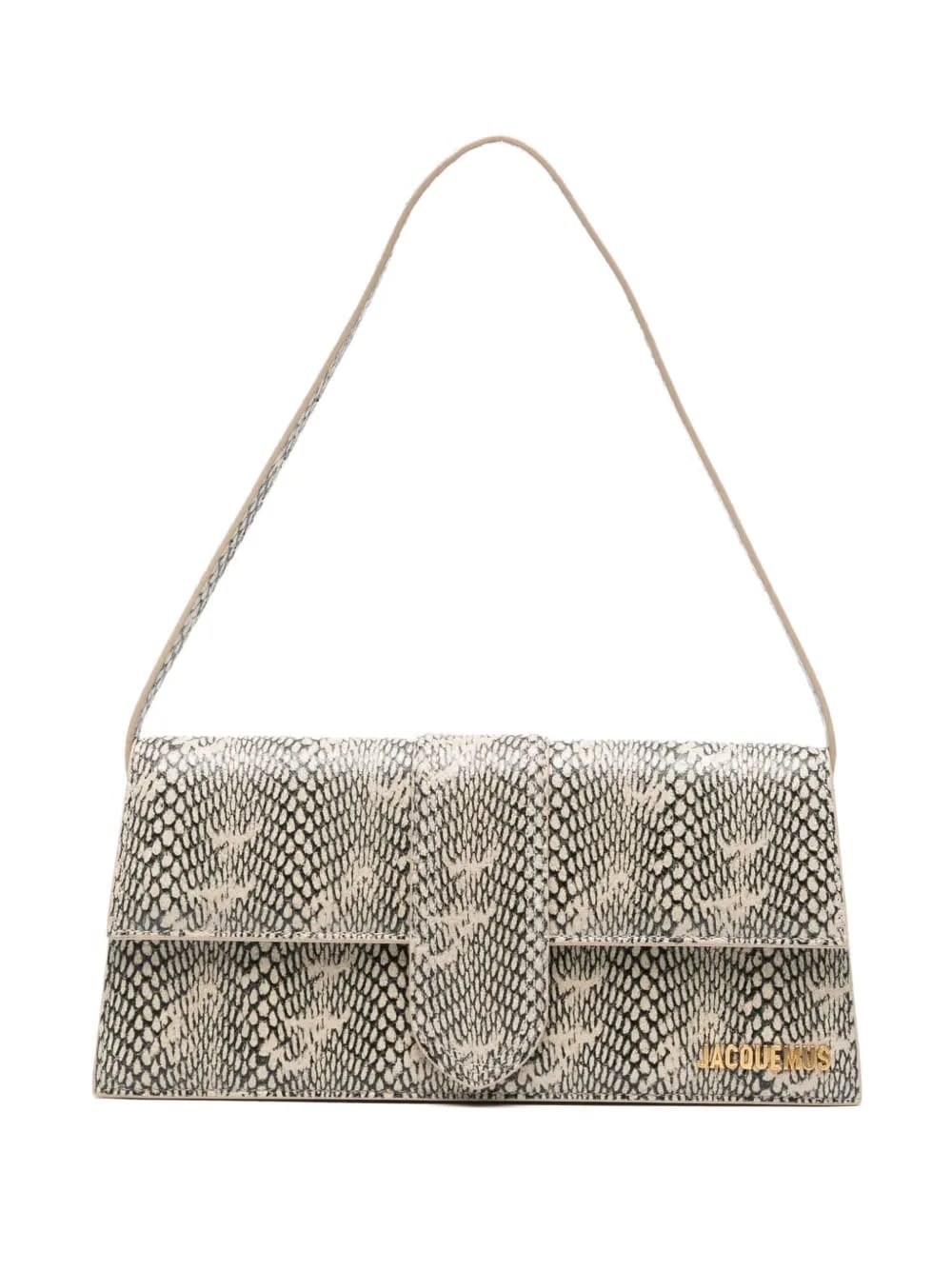 snakeskin shoulder bag