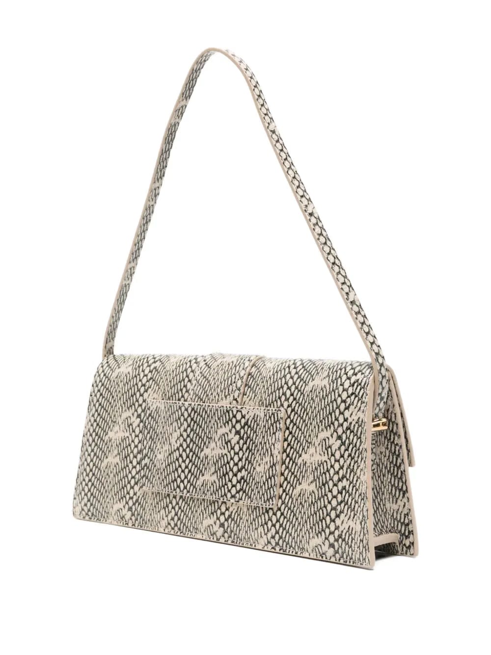 snakeskin shoulder bag