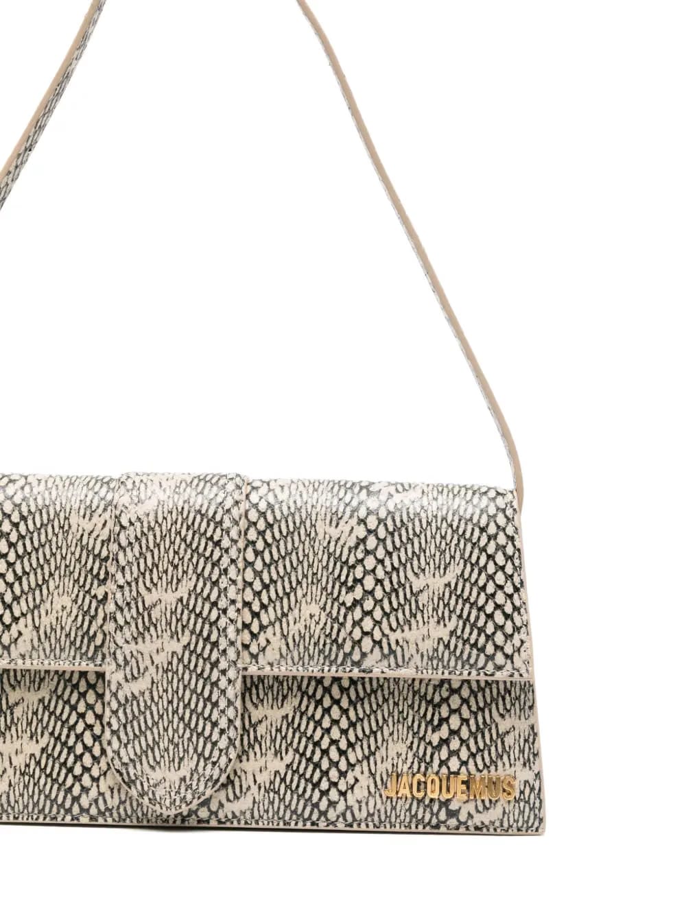 snakeskin shoulder bag