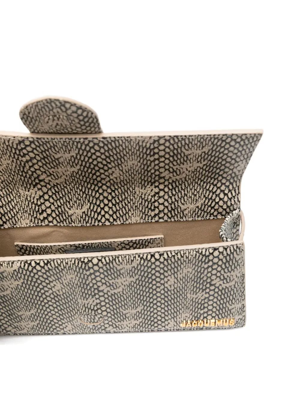 snakeskin shoulder bag