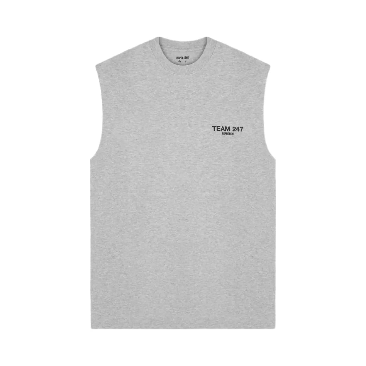 Represent Team 247 Oversized Tank Ash Grey Black