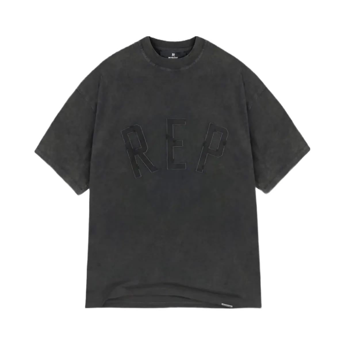 Represent Rep Applique T-Shirt Vintage Black