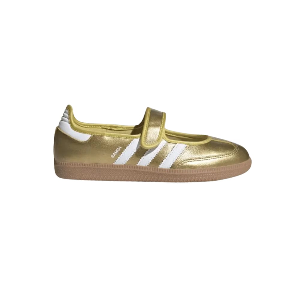 Adidas Samba Jane Shoes Gold Metallic