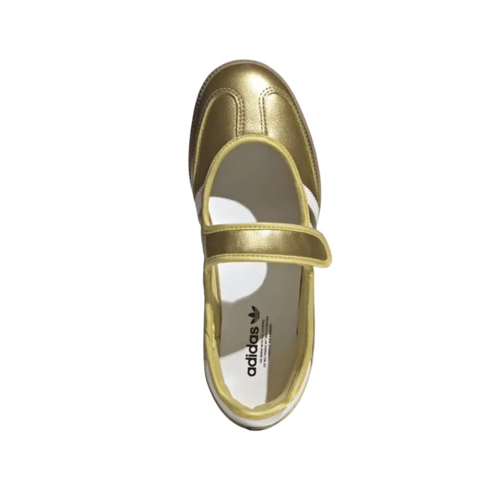 Adidas Samba Jane Shoes Gold Metallic