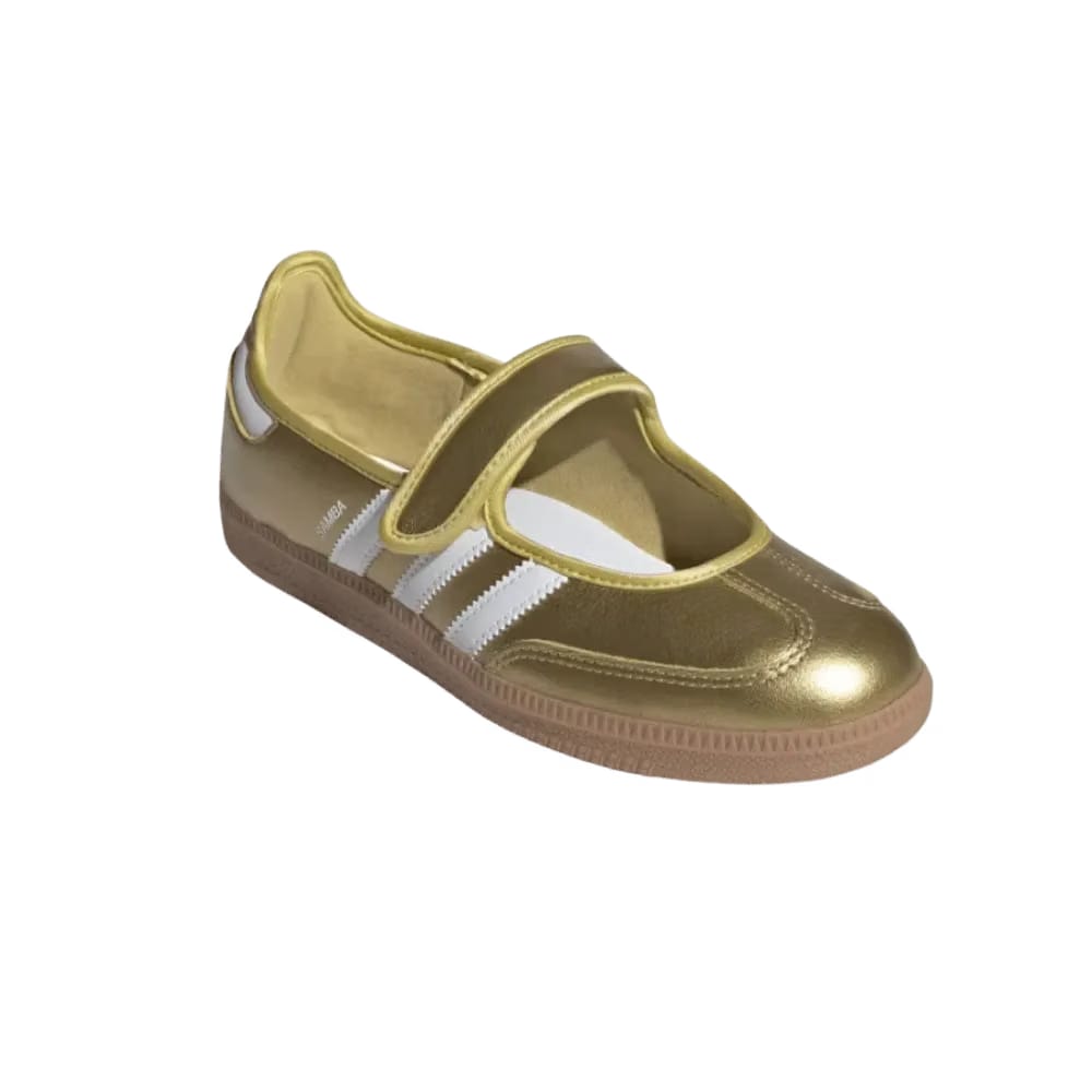 Adidas Samba Jane Shoes Gold Metallic