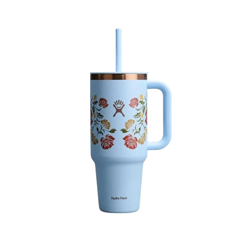 Hydro Flask 40 OZ Travel Tumbler Western Light Blue