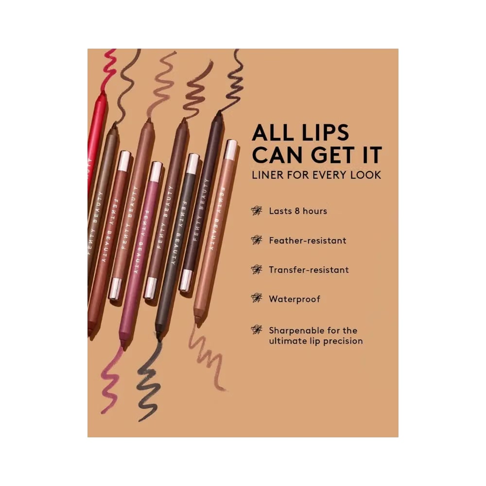 Fenty Trace'd Out Longwear Waterproof Pencil Lip Liner Brown'd Out
