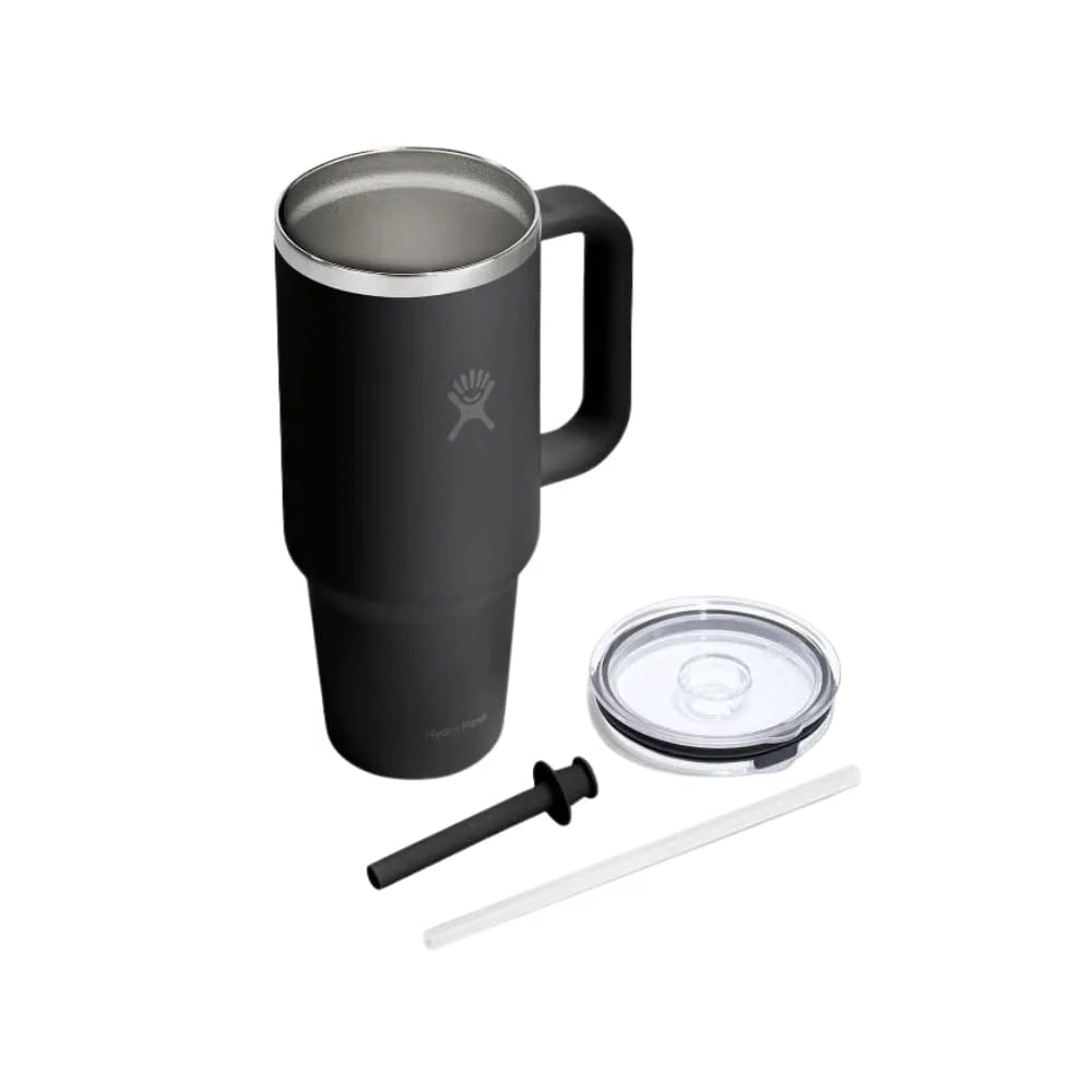 Hydro Flask 40 OZ Travel Tumbler Black-Clear