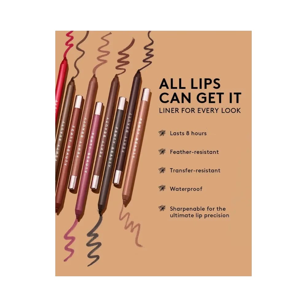 Fenty Trace'd Out Longwear Waterproof Pencil Lip Liner They So Vine