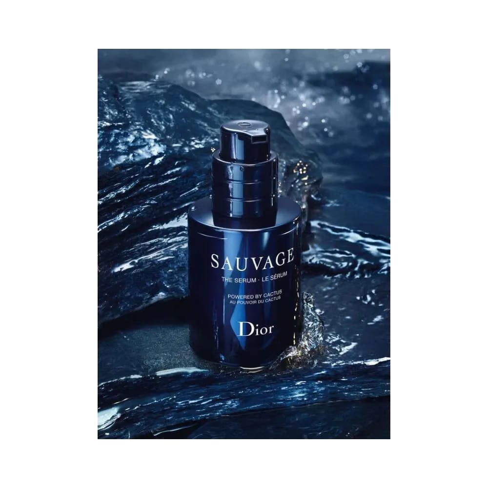 Dior Sauvage Skincare Ritual Set Cleanser, Toner and Serum – Purifying, Energizing, Anti-Aging – Powered By Cactus