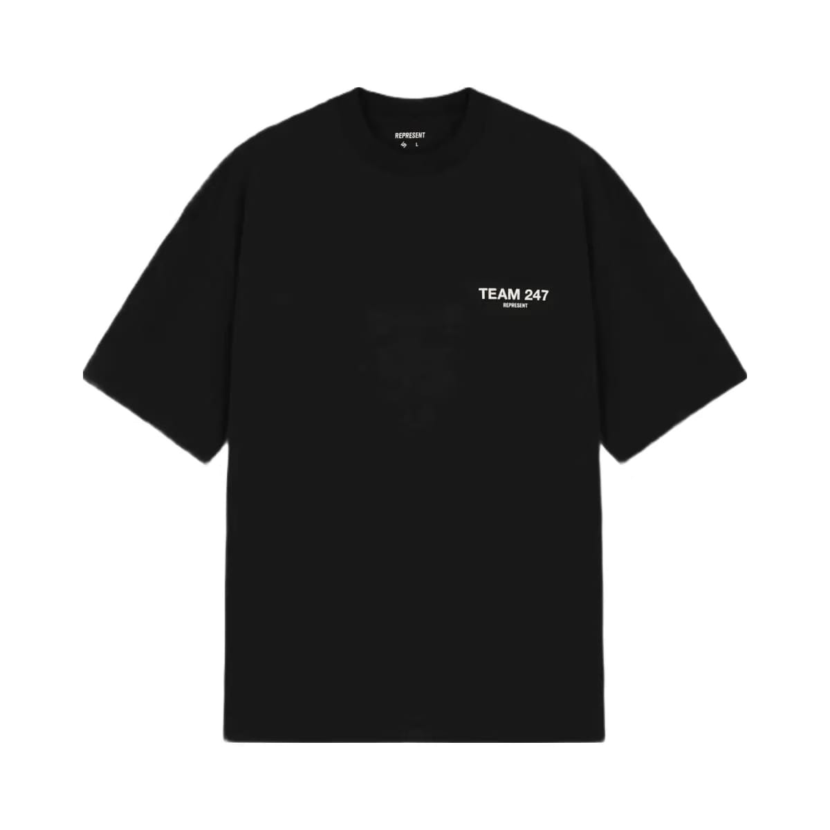 Represent Team 247 Oversized T-Shirt Jet Black