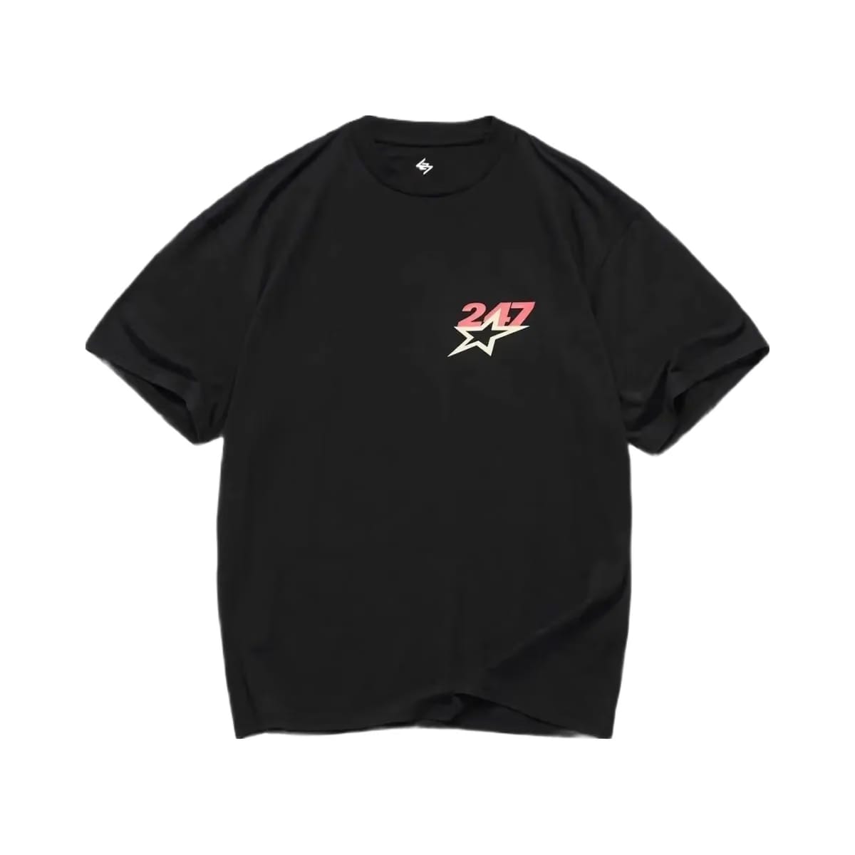 Represent Team 247 Star Oversized T-Shirt Jet Black