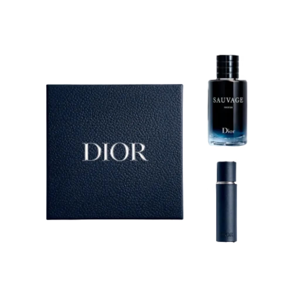 Dior Sauvage Parfum Gift Set - Limited Edition Parfum And Travel Spray
