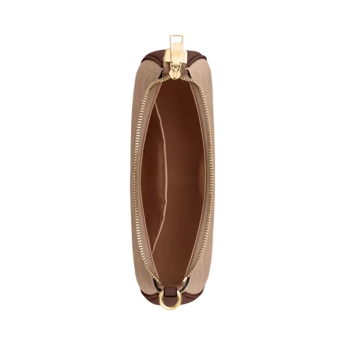 Coach Teri Shoulder Bag In Signature Canvas in Gold Tan Brown
