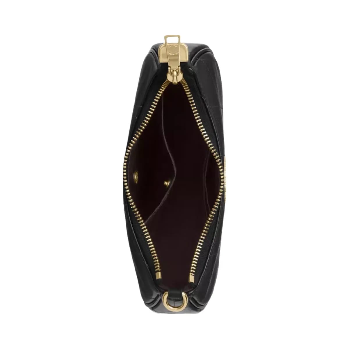 Coach Teri Mini Crossbody Bag With Quilting in Gold Black