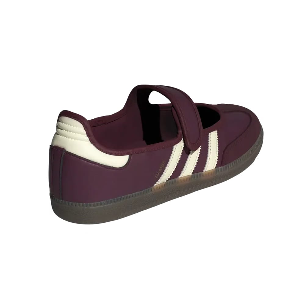 Adidas Samba Mary Jane 'Maroon Cream White Gold Metallic'
