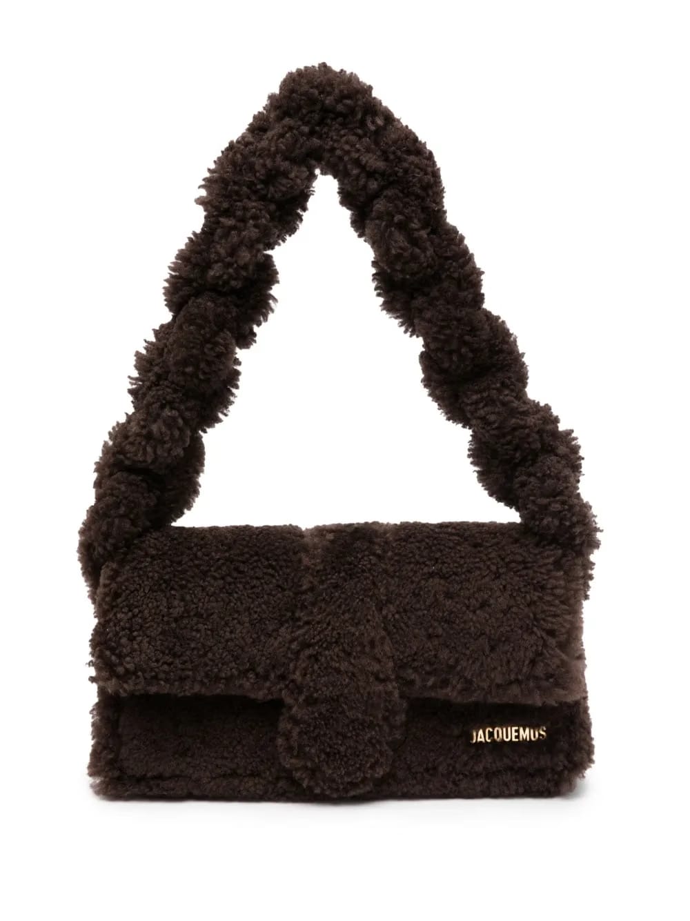 Le Bambidou shearling shoulder bag