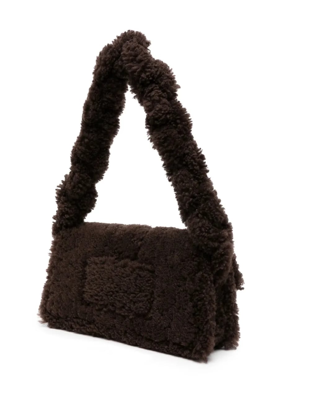 Le Bambidou shearling shoulder bag