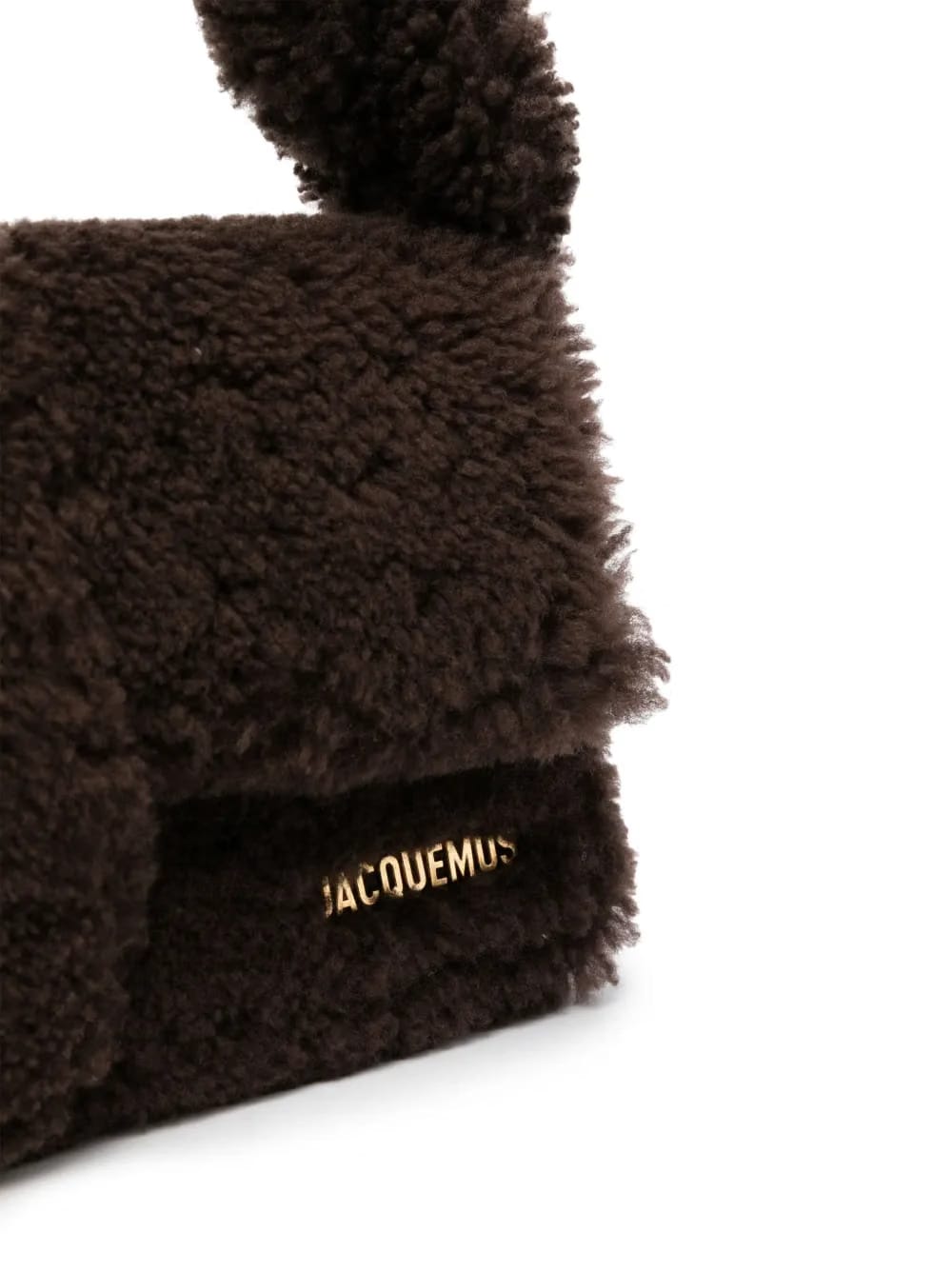Le Bambidou shearling shoulder bag