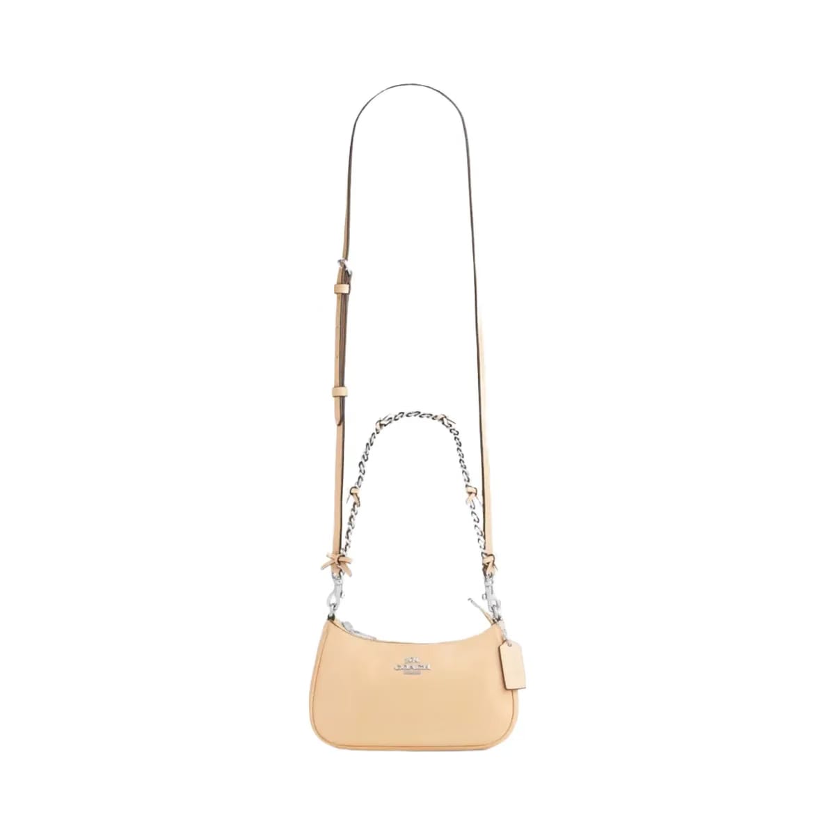 Coach Teri Mini Crossbody Bag With Bows in Silver Light Sand