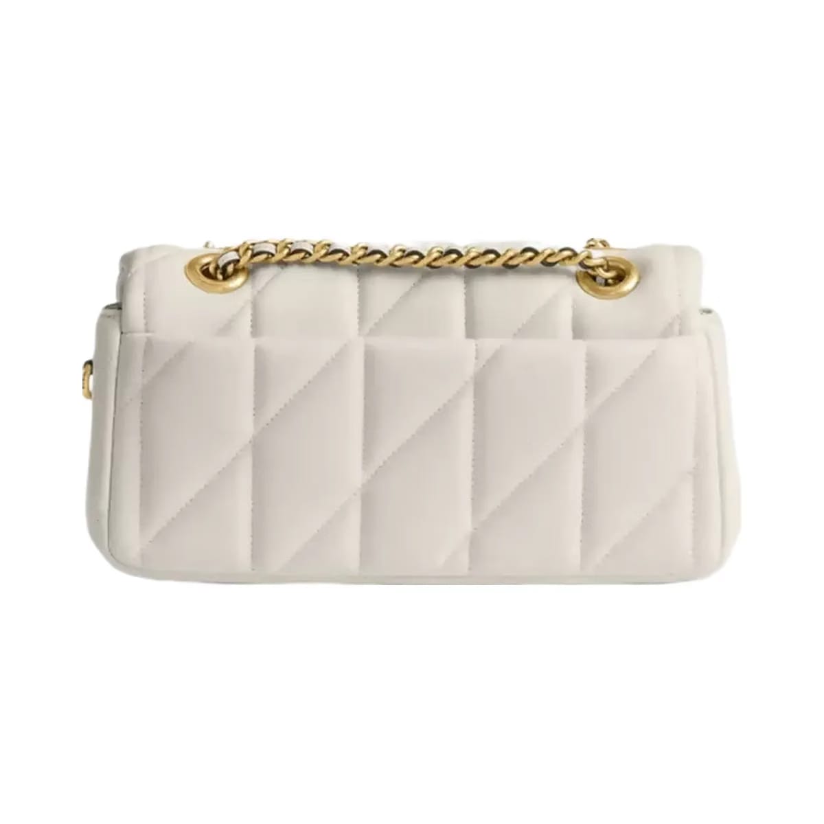 Coach Tabby Shoulder Bag 20 With Pillow Quilting in Brass Chalk