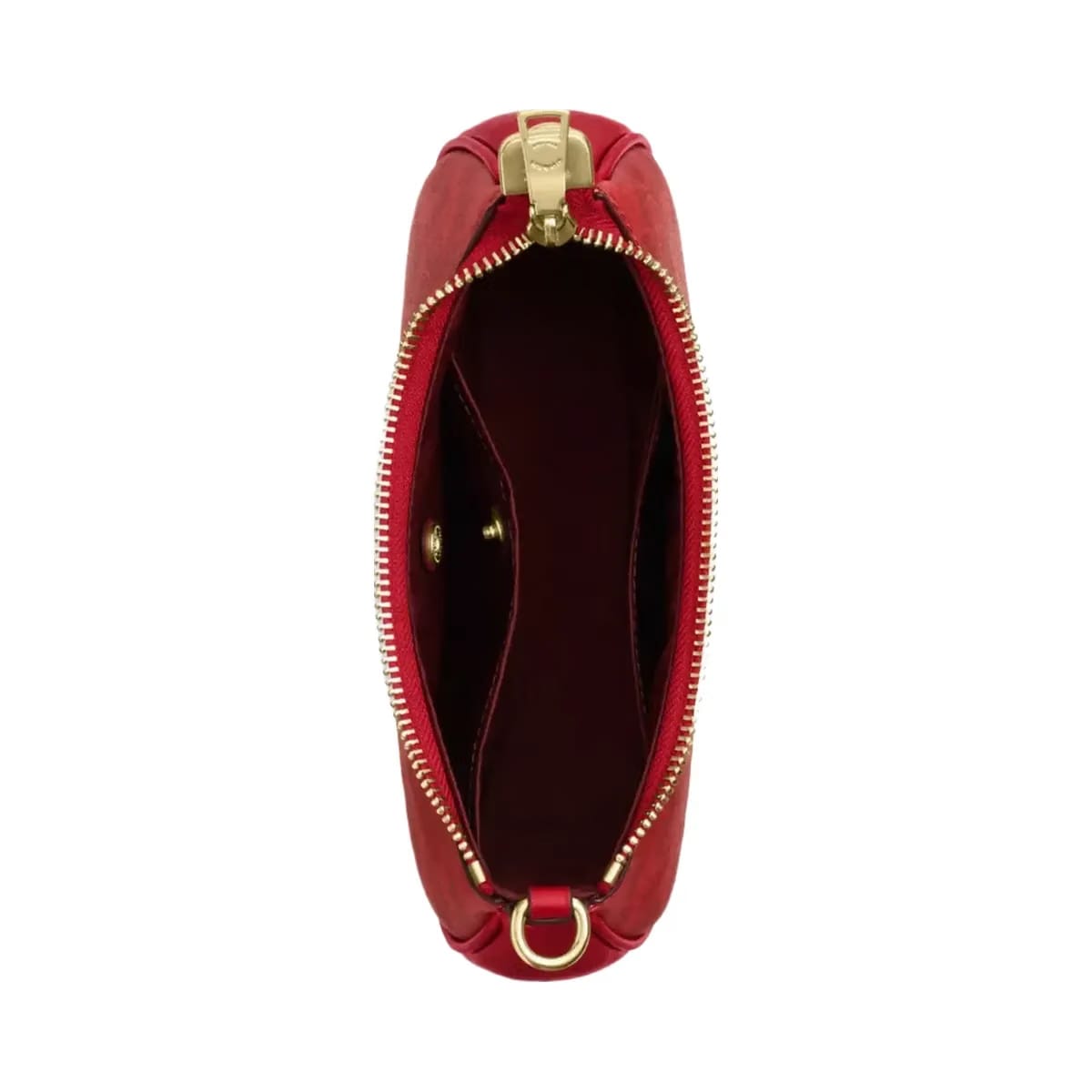 Coach Teri Mini Crossbody Bag In Signature Canvas in Gold Bold Red