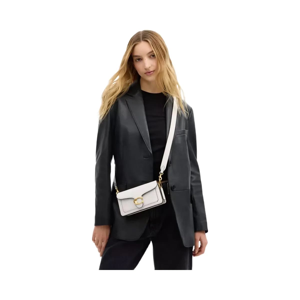 Coach Tabby Shoulder Bag 20 in Brass Chalk