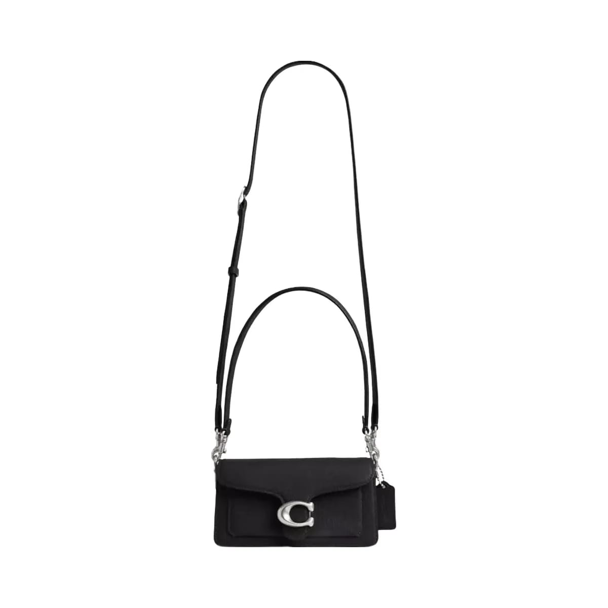 Coach Tabby Shoulder Bag 20 in Silver Black