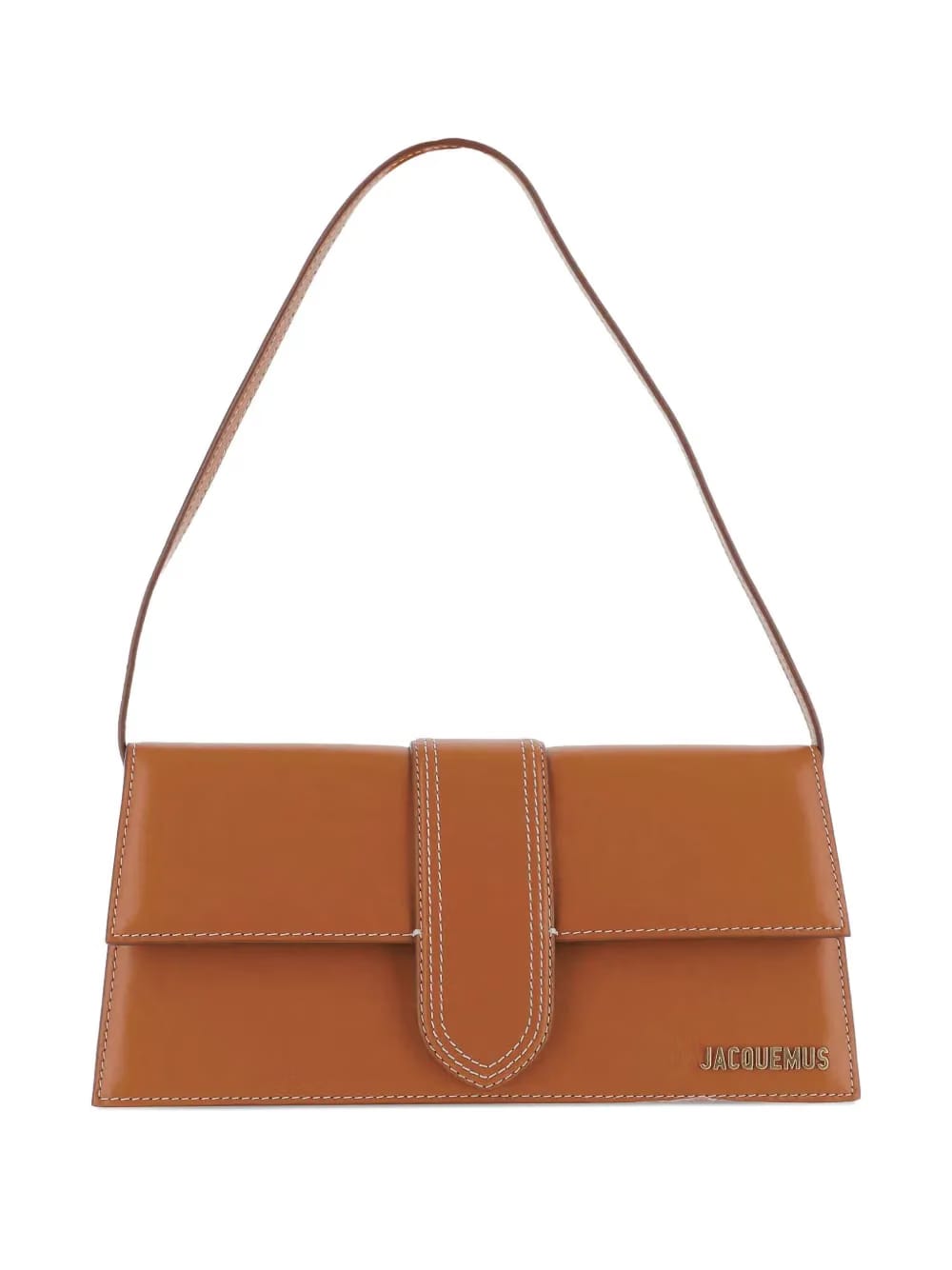 The Long Bambino leather flap-closure shoulder bag