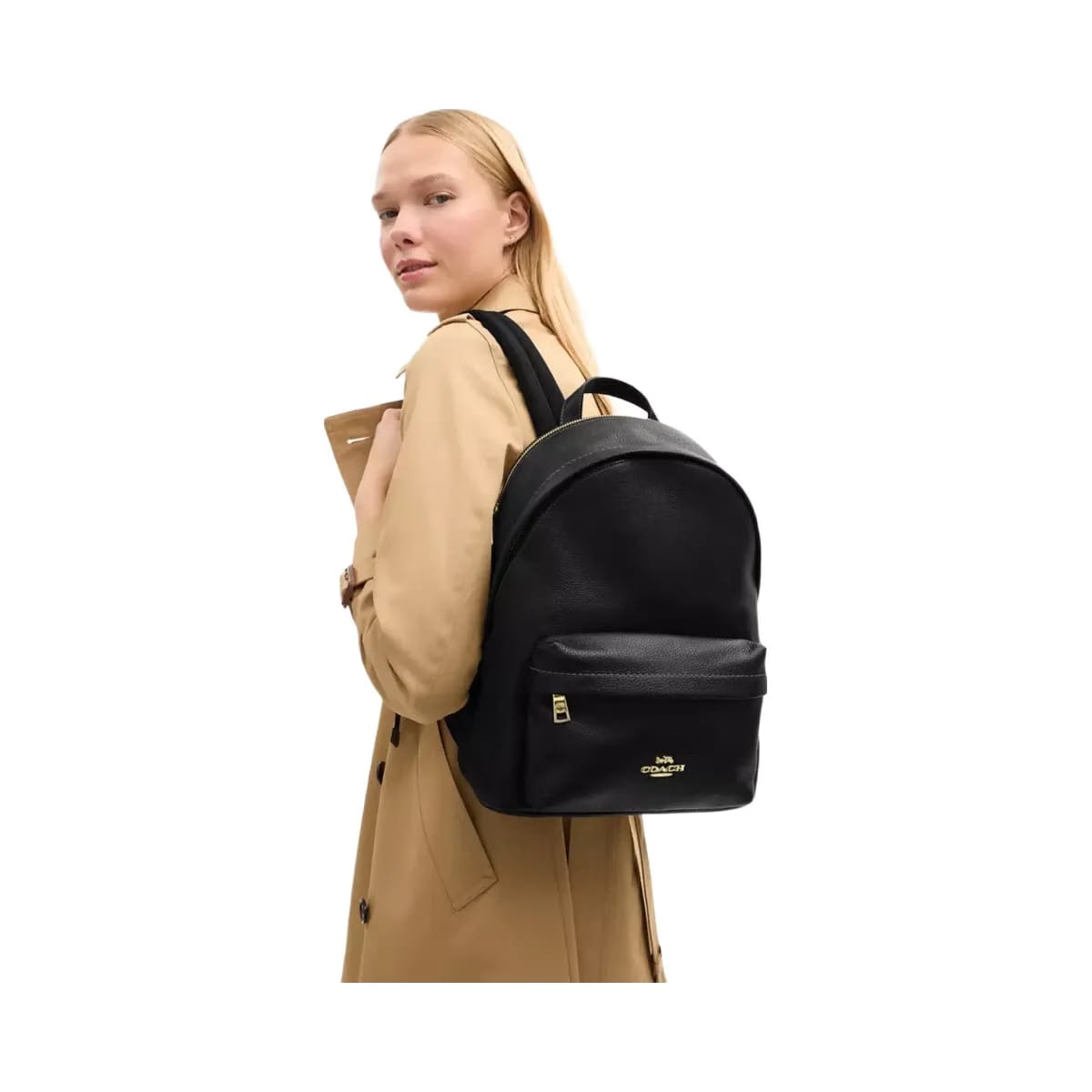 Coach Taylor Small Backpack in Gold Black
