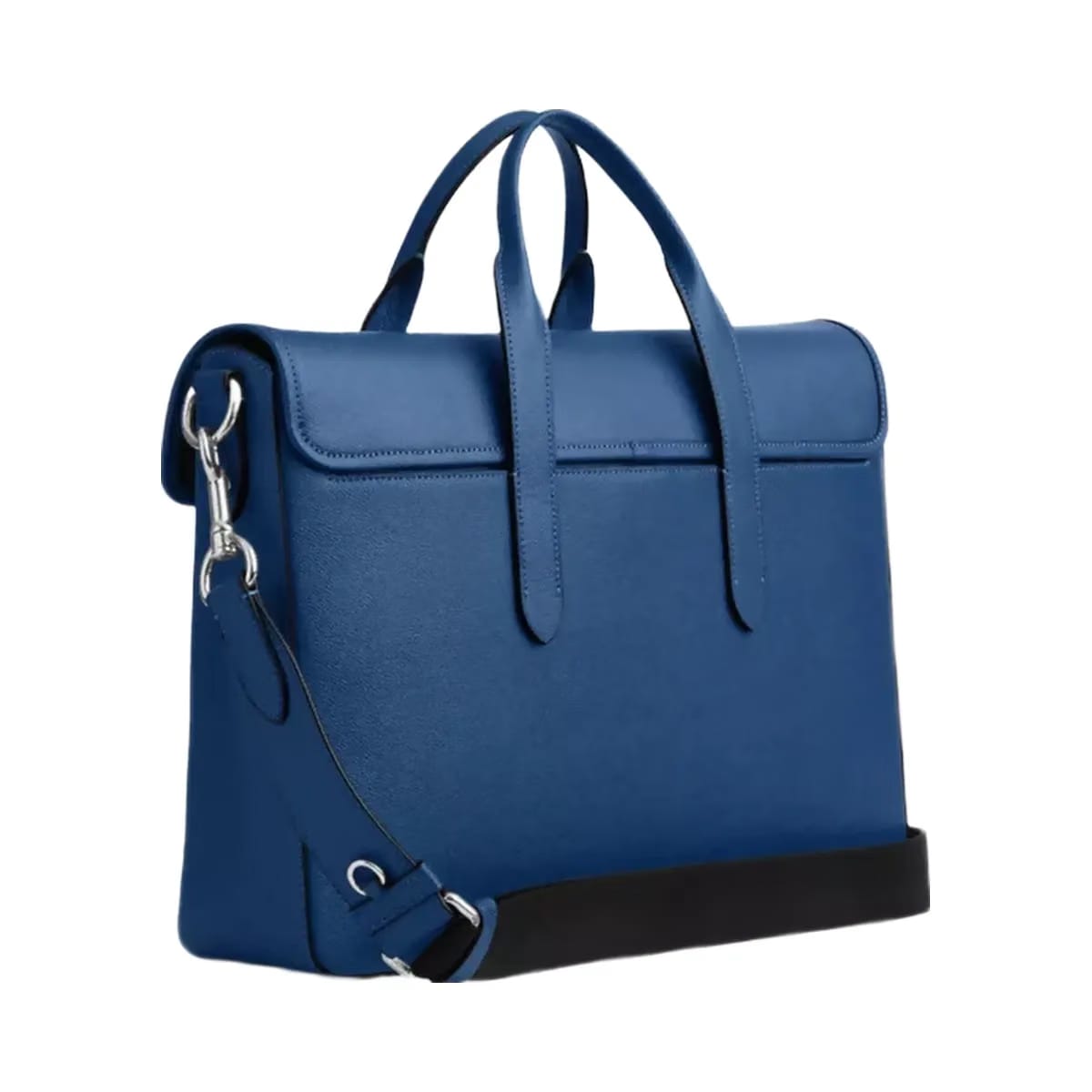 Coach Sullivan Portfolio Brief in Silver True Blue