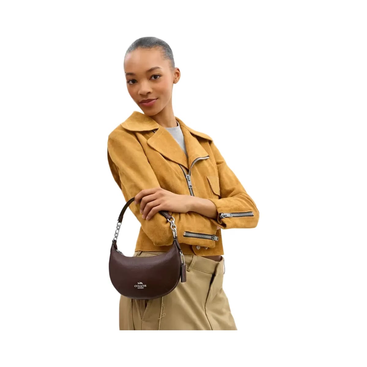 Coach Mini Payton Bag in Silver Maple