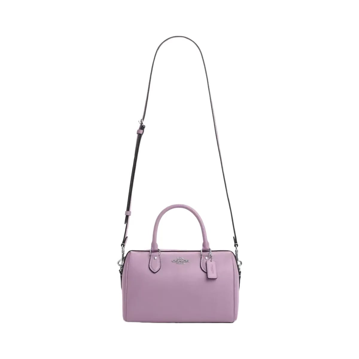 Coach Rowan Satchel Bag in Silver Jasmine