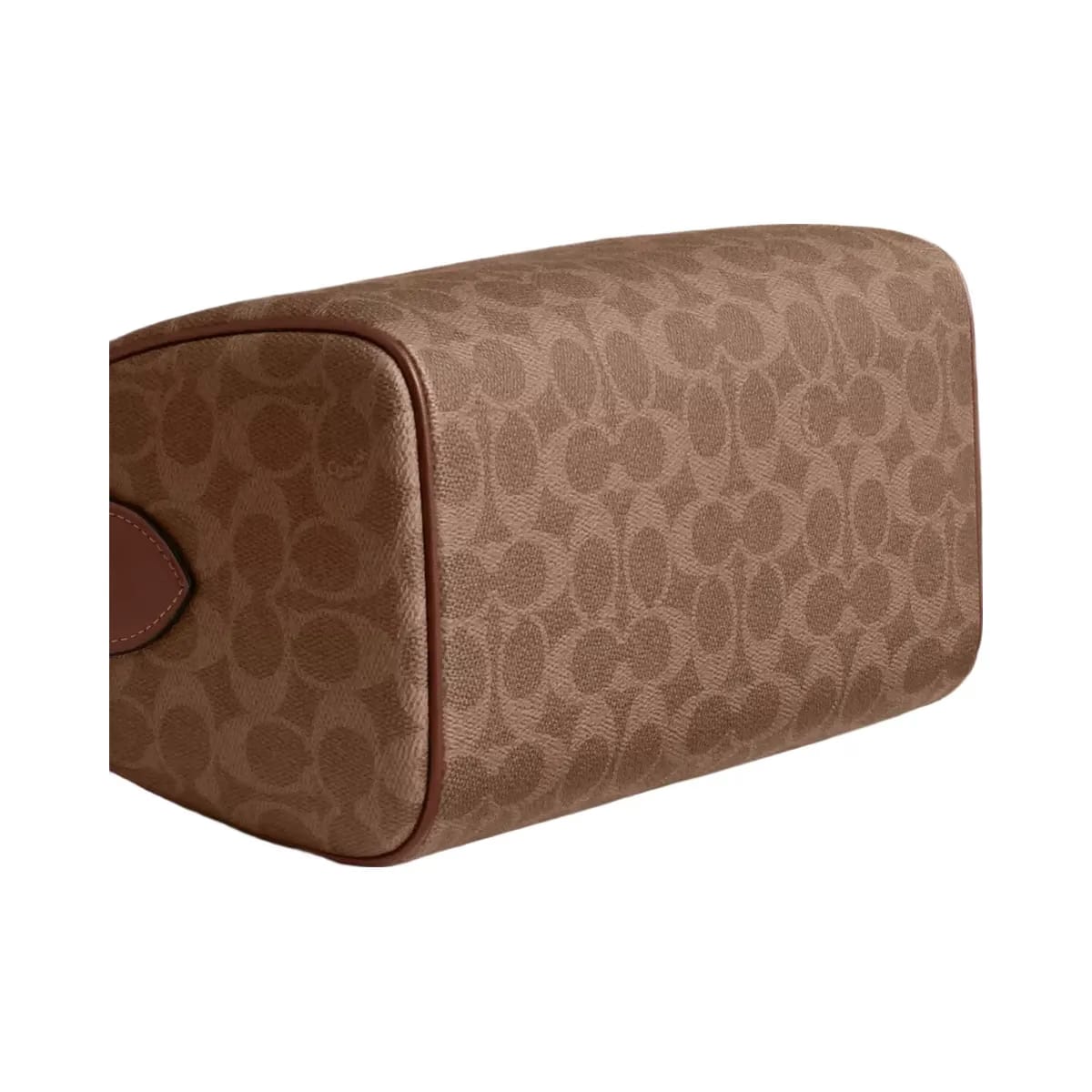 Coach Rowan Satchel Bag In Signature Canvas in Gold Tan Brown