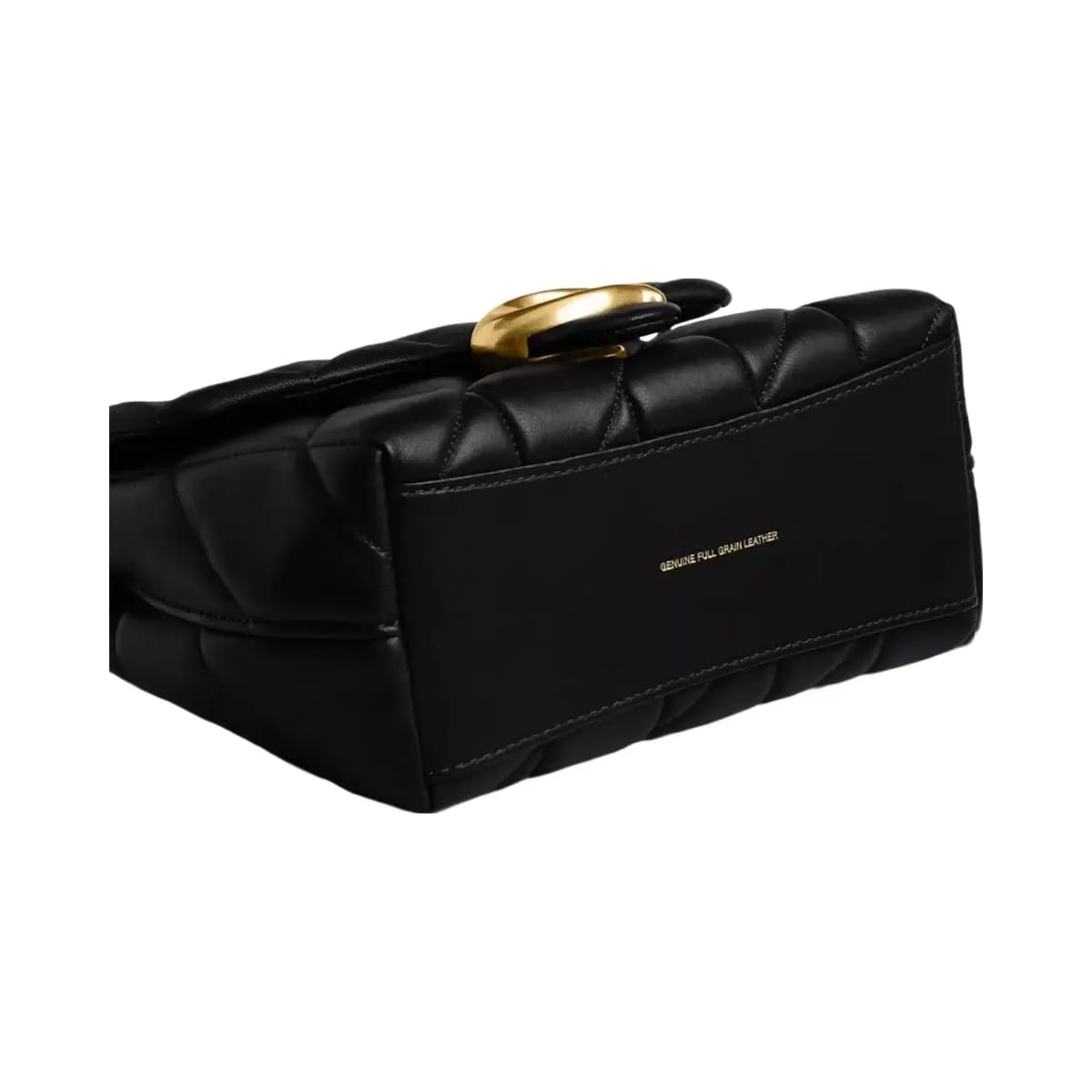 Coach Tabby Top Handle Bag With Quilting in Brass Black