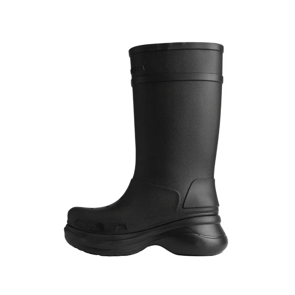 Balenciaga Crocs Boot In Black