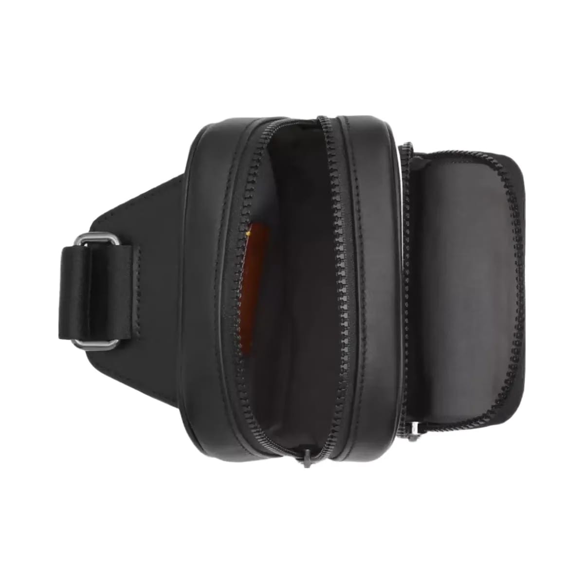 Coach Racer Sling Pack In Signature Canvas in Gunmetal Chalk Black
